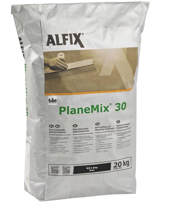 Alfix PlaneMix gulvspartelmasse - 20 kg